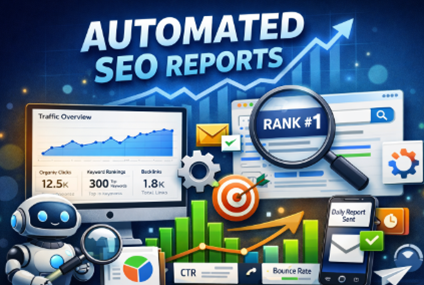 An image showing automated SEO insights.